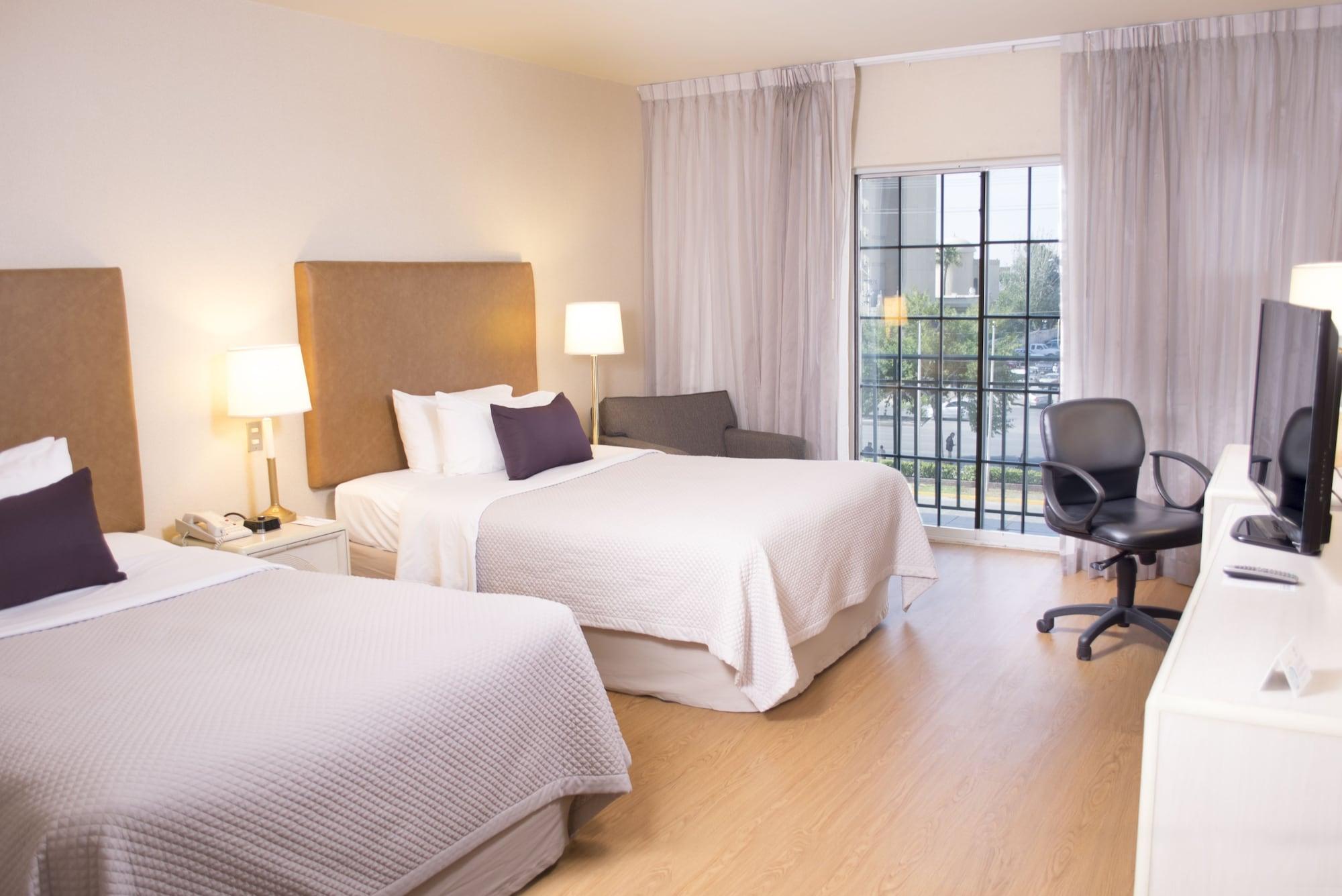 아이스테이 호텔 시우다드 후아레스 외부 사진 A typical hotel room